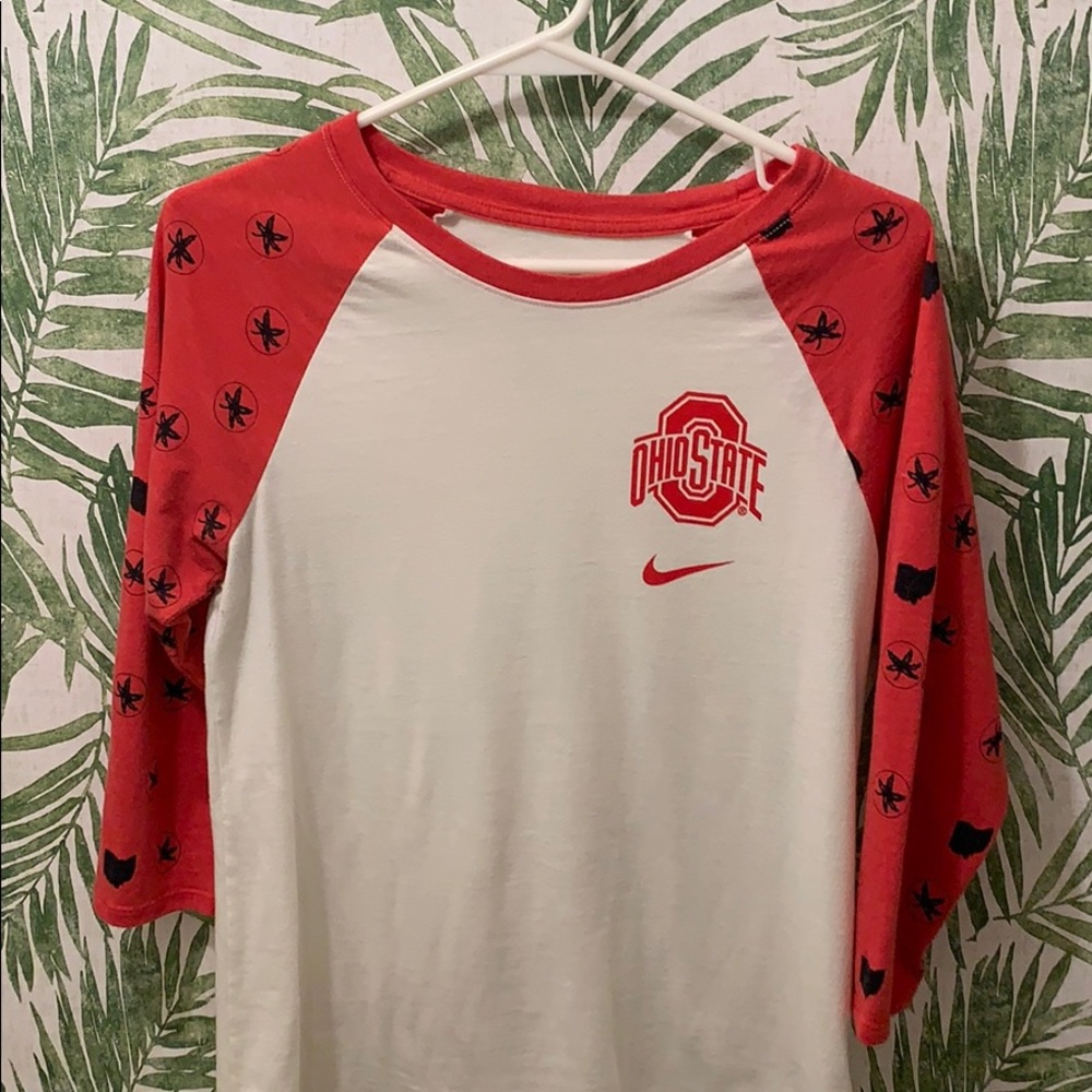 Ohio State 4-5 Sleeve Shirt